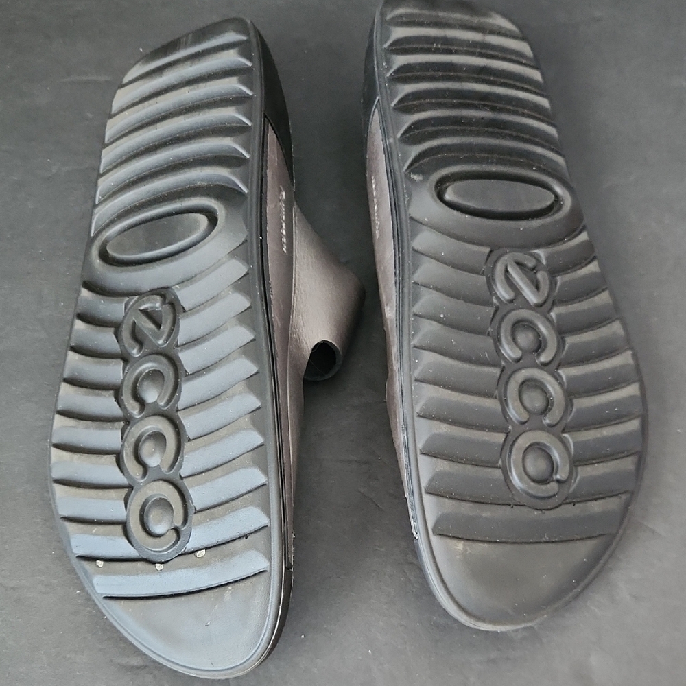 Ecco Cozmo Two Band Strap Slide Slip On Sandals Woodrose Womens EU 41 10-10.5 - Picture 10 of 10